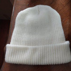 Off-White Knit Beanie | Size OS